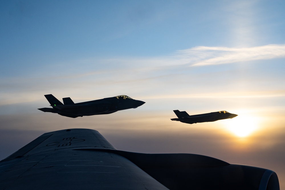 100th ARW refuels 48th FW and 57th Wing during BTF trilateral exercise