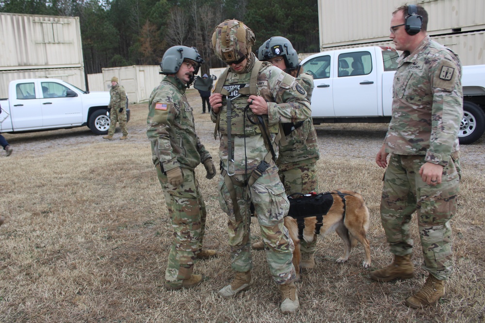 Fort Gregg-Adams hosts Military Working Dog training