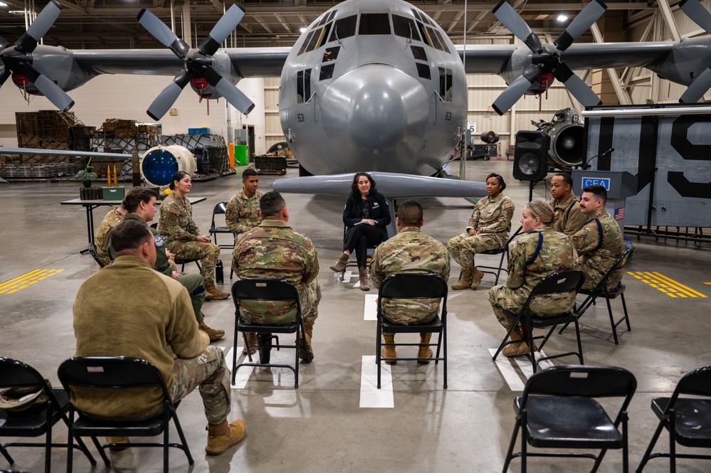 Under Secretary of the Air Force Melissa Dalton visits 37th Training Wing