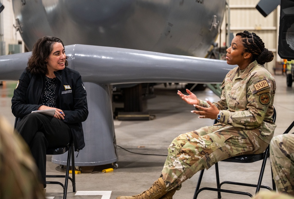 Under Secretary of the Air Force Melissa Dalton visits 37th Training Wing