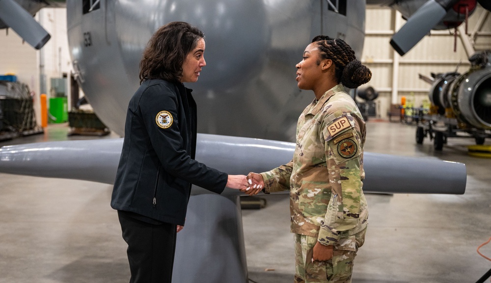 Under Secretary of the Air Force Melissa Dalton visits 37th Training Wing