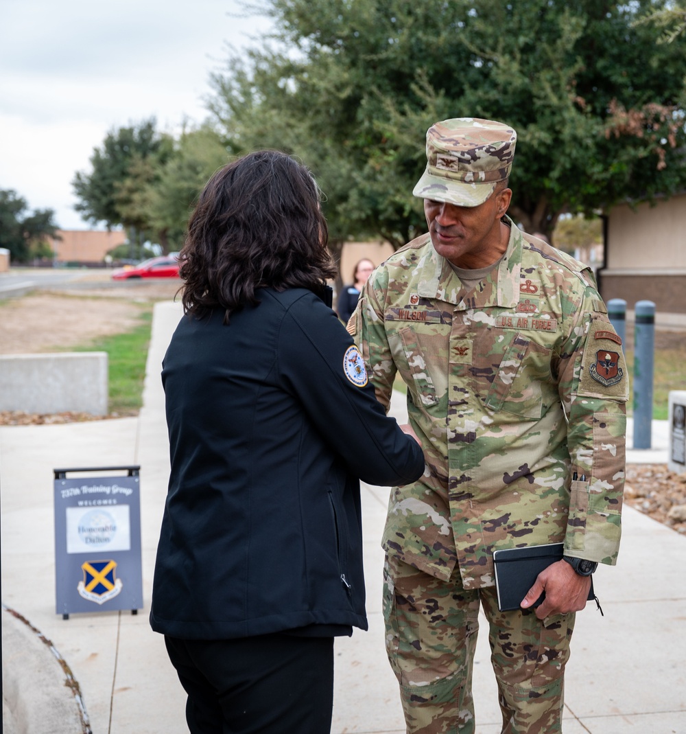 Under Secretary of the Air Force Melissa Dalton visits 37th Training Wing