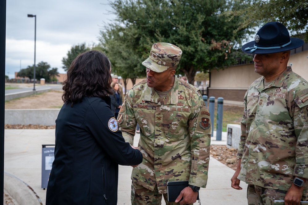 Under Secretary of the Air Force Melissa Dalton visits 37th Training Wing