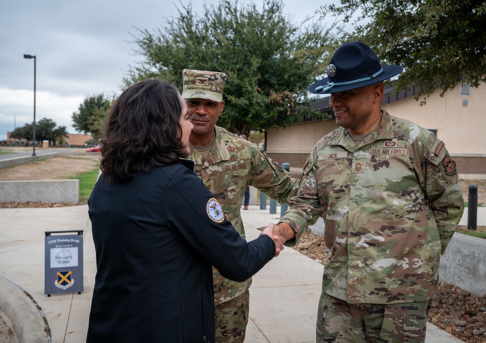 Under Secretary of the Air Force Melissa Dalton visits 37th Training Wing