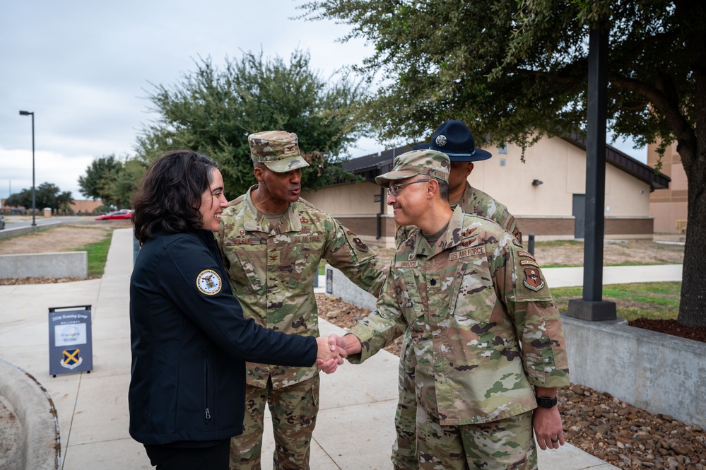 Under Secretary of the Air Force Melissa Dalton visits 37th Training Wing