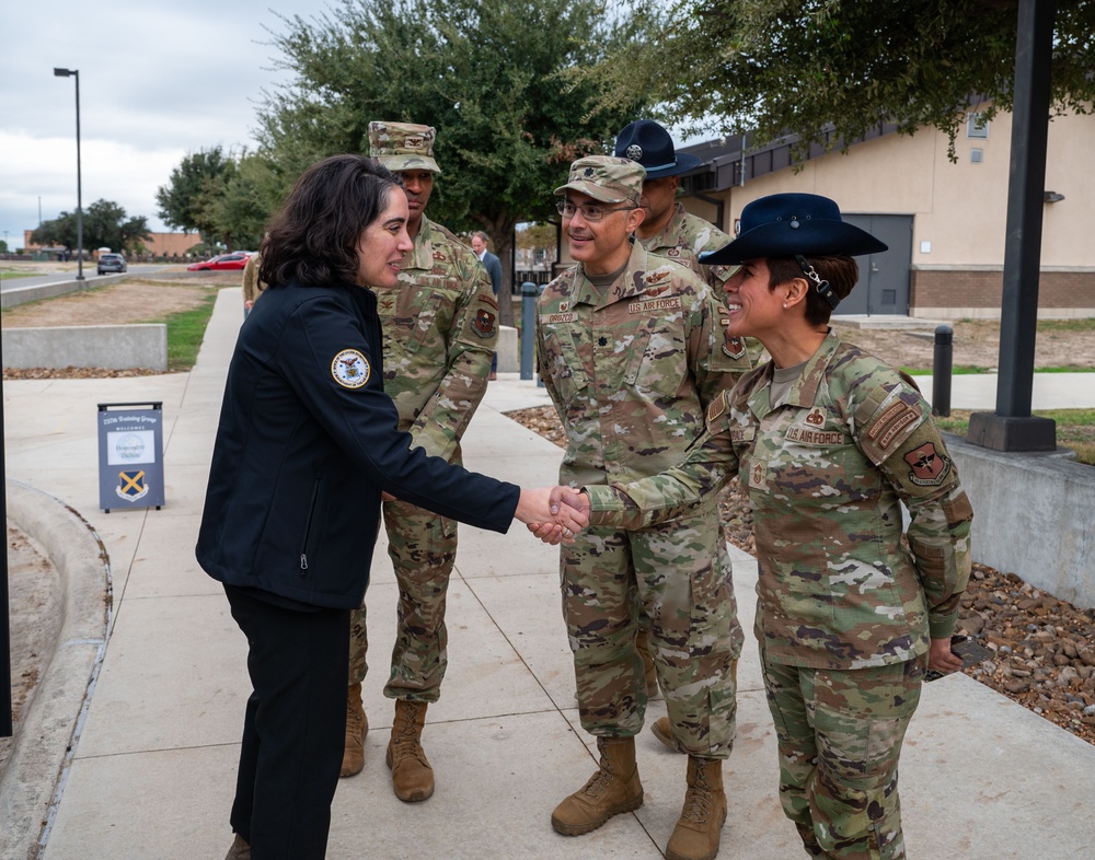 Under Secretary of the Air Force Melissa Dalton visits 37th Training Wing