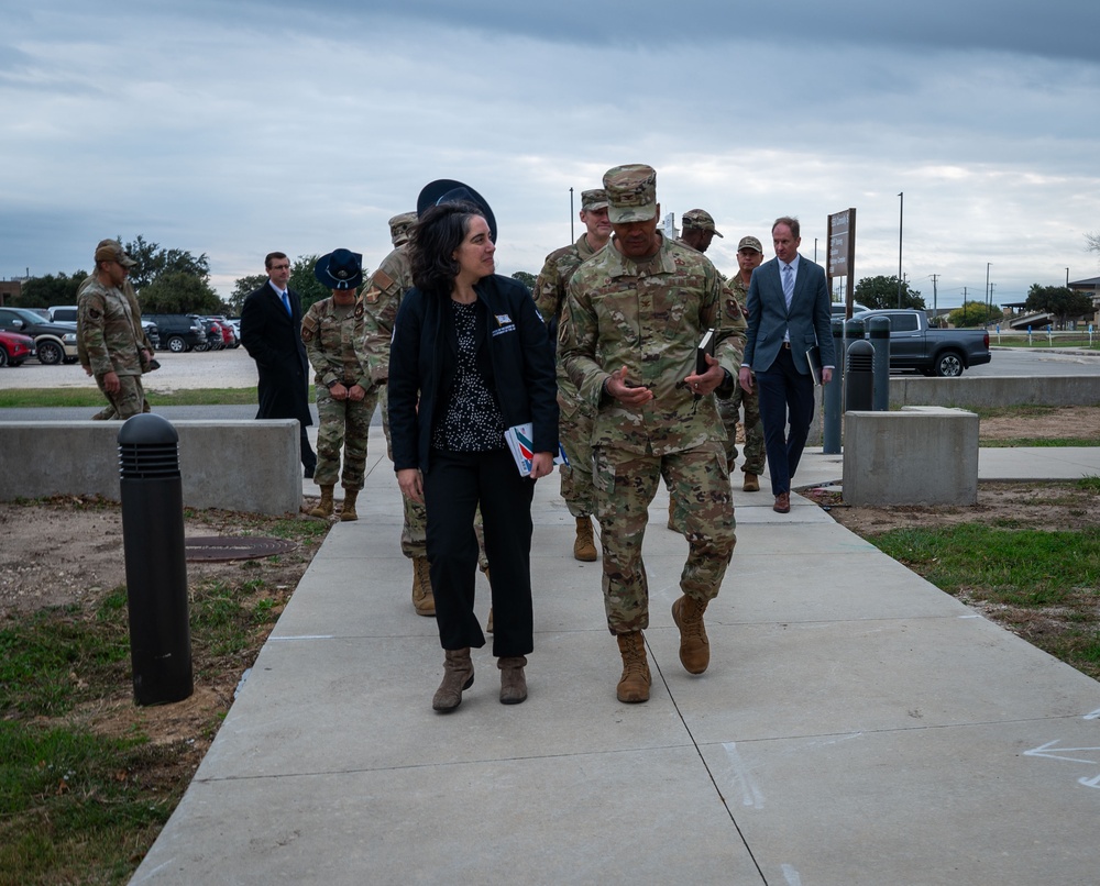 Under Secretary of the Air Force Melissa Dalton visits 37th Training Wing