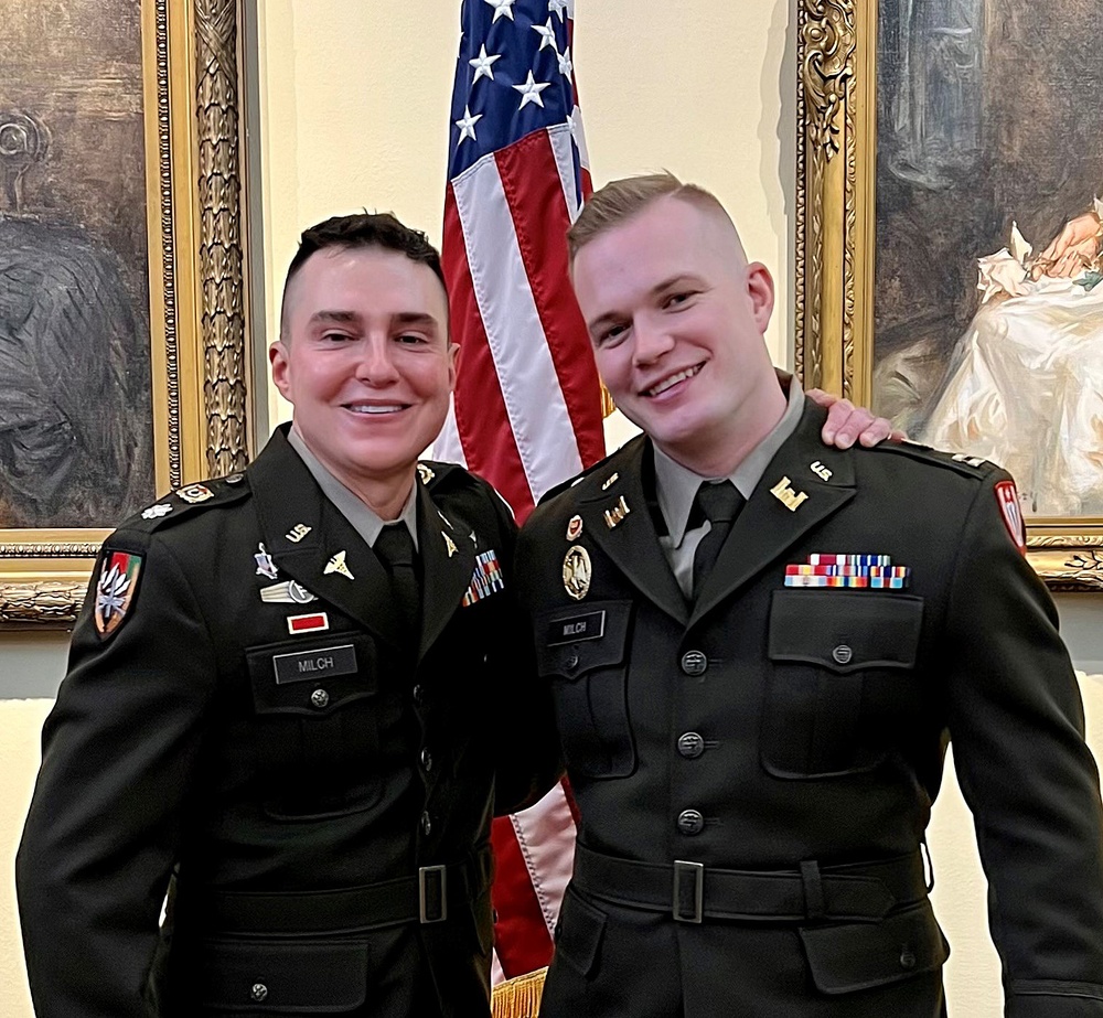 Brothers in service: JMC’s Milch leads sibling’s hometown promotion ceremony