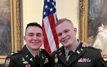 Brothers in service: JMC’s Milch leads sibling’s hometown promotion ceremony