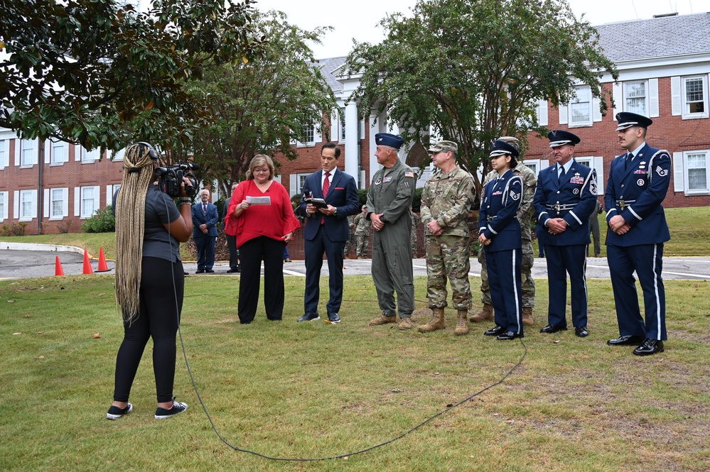 WBRC rededicates their U.S. flag to the 117th Air Refueling Wing