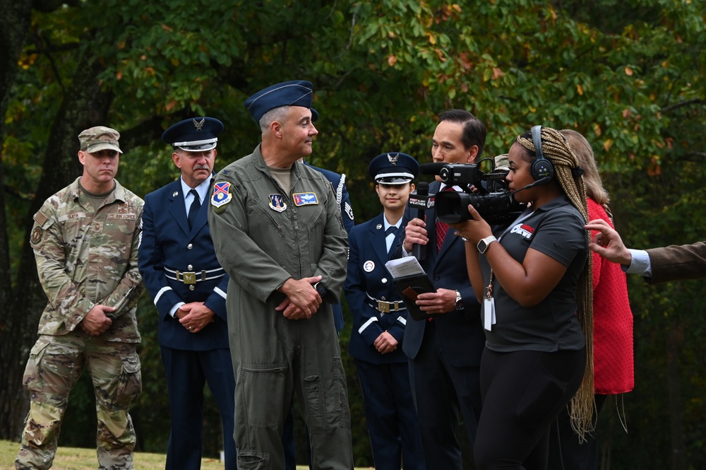 WBRC rededicates their U.S. flag to the 117th Air Refueling Wing