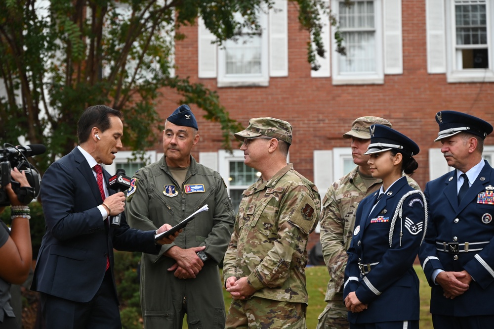 WBRC rededicates their U.S. flag to the 117th Air Refueling Wing