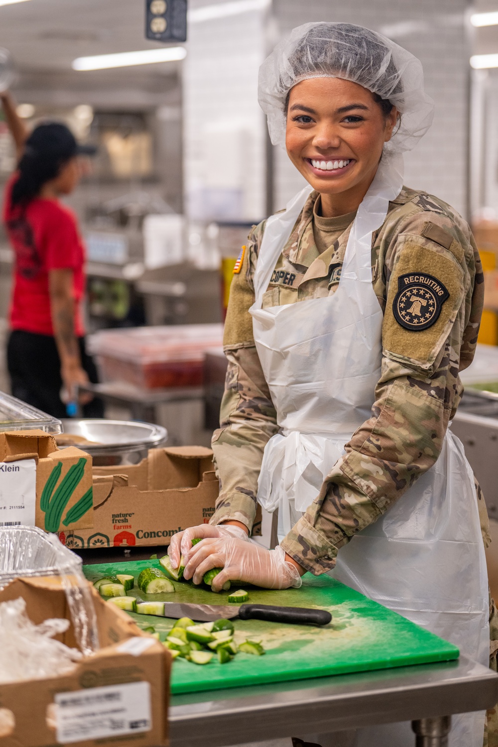 Army and Navy Volunteer at DC Central Kitchen