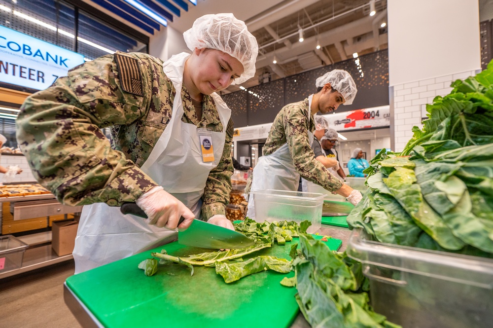 Army and Navy Volunteer at DC Central Kitchen