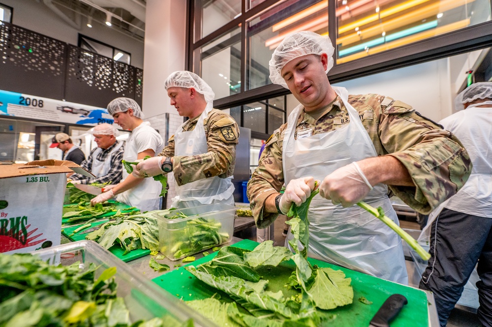 Army and Navy Volunteer at DC Central Kitchen