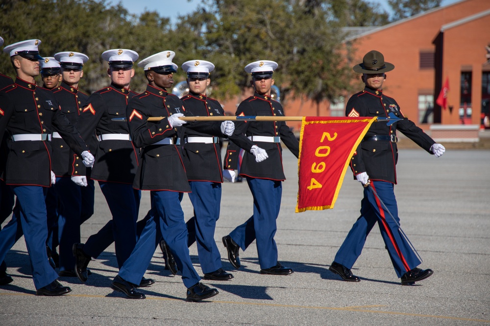 Riviera Beach native graduates as the honor graduate for platoon 2094, Golf Company, Marine Corps Recruit Depot Parris Island