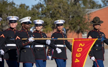 Riviera Beach native graduates as the honor graduate for platoon 2094, Golf Company, Marine Corps Recruit Depot Parris Island