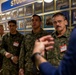 Brazilian marines tour the Naval Small Craft Instruction and Technical Training School during the Operational Naval Infantry Committee