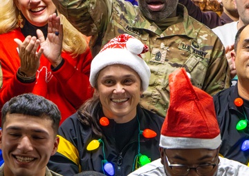 Deployed Soldiers Celebrate Christmas with Live Participation in Football Game