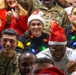 Deployed Soldiers Celebrate Christmas with Live Participation in Football Game