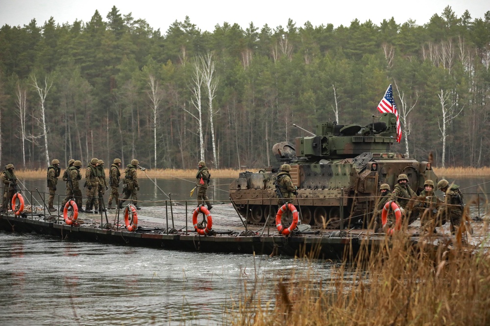 U.S. Soldiers Participate in Tumak 24 Exercise at BPTA, Poland