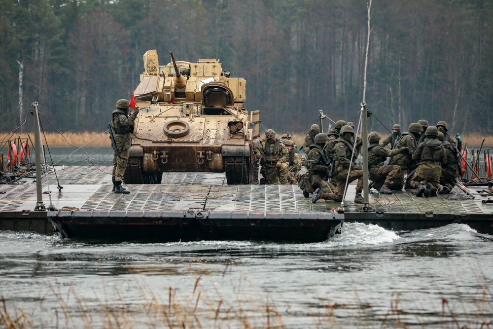 U.S. Soldiers Participate in Tumak 24 Exercise at BPTA, Poland