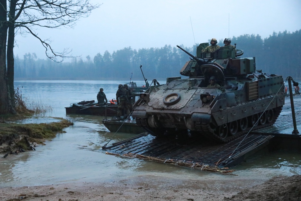 U.S. Soldiers Participate in Tumak 24 Exercise at BPTA, Poland