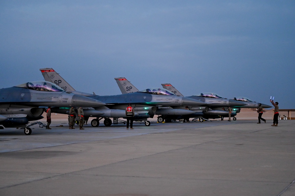 Exercise PHOENIX ARMOR F-16 Arrival