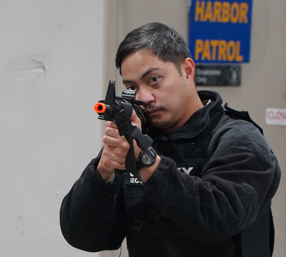 Auxiliary Security Force training onboard Naval Weapons Station Yorktown