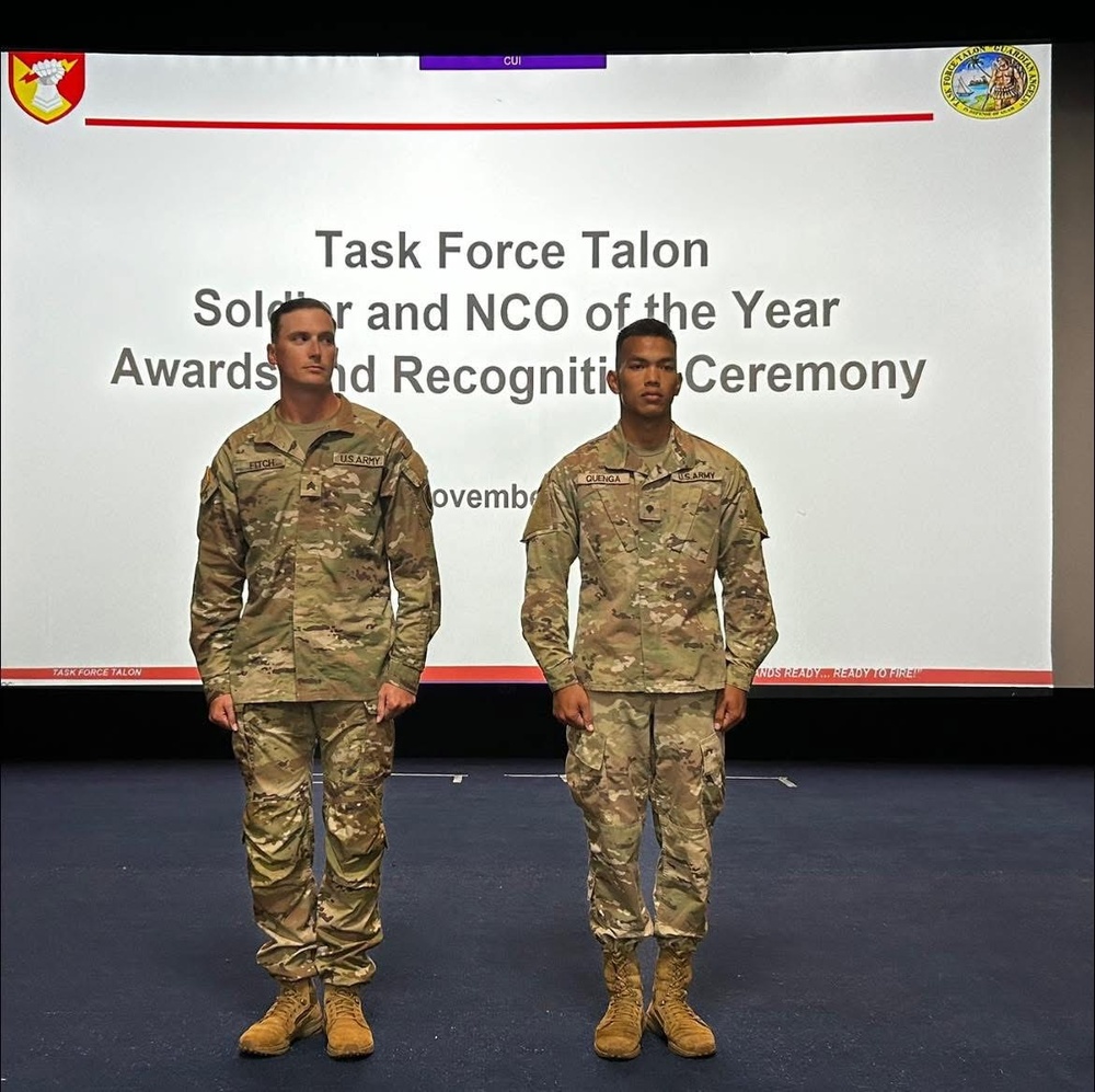 Task Force Talon Holds Competition to Select Soldier and NCOs of the Year