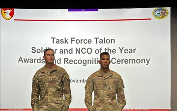 Task Force Talon Holds Competition to Select Soldier and NCOs of the Year