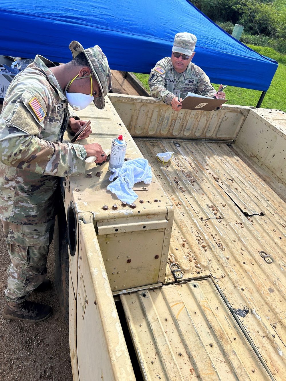 Task Force Talon Holds Competition to Select Soldier and NCOs of the Year