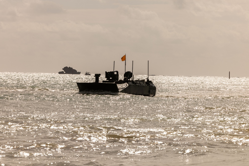 Amphibious Combat Vehicle Tide Training