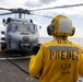 BM2 Etchison Signals On Flight Deck