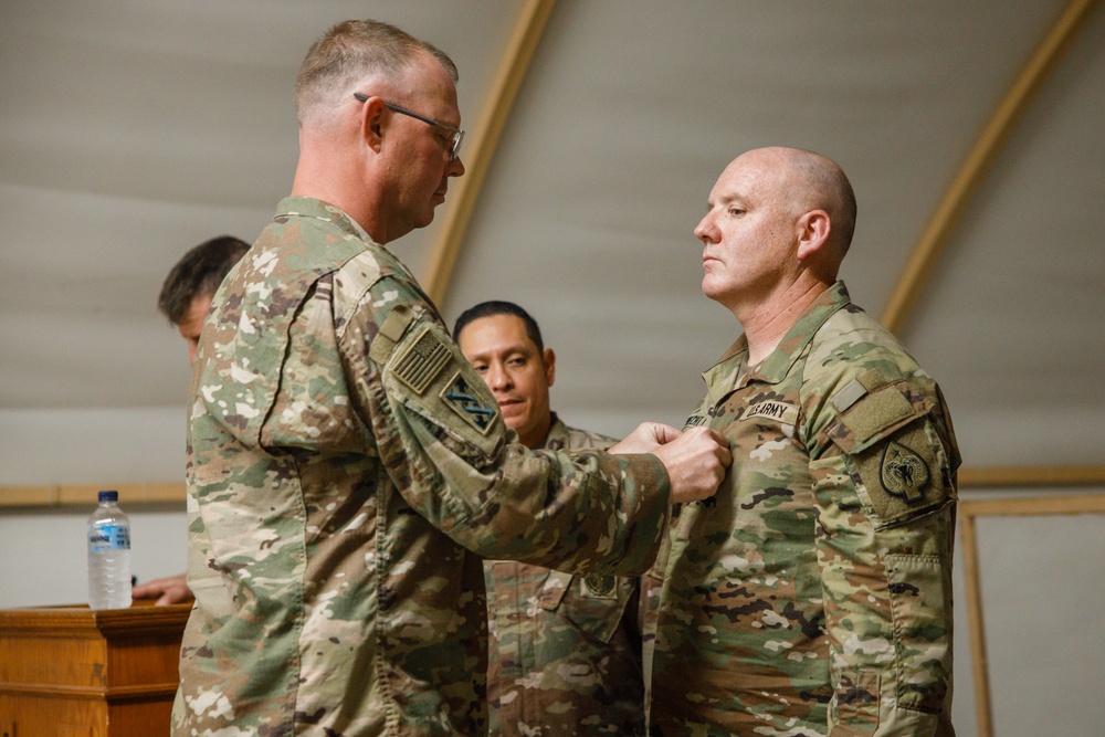 17th Sustainment Brigade executive officer promotes to lieutenant colonel