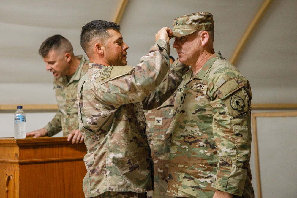 17th Sustainment Brigade executive officer promotes to lieutenant colonel