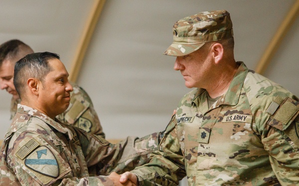 17th Sustainment Brigade executive officer promotes to lieutenant colonel