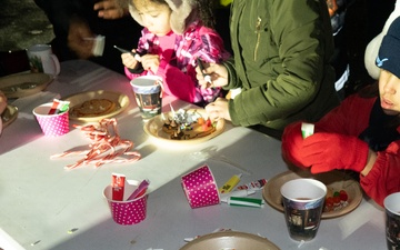 RAF Fairford 2024 tree lighting