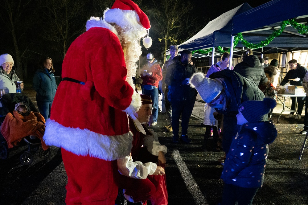 RAF Fairford 2024 tree lighting