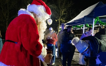 RAF Fairford 2024 tree lighting