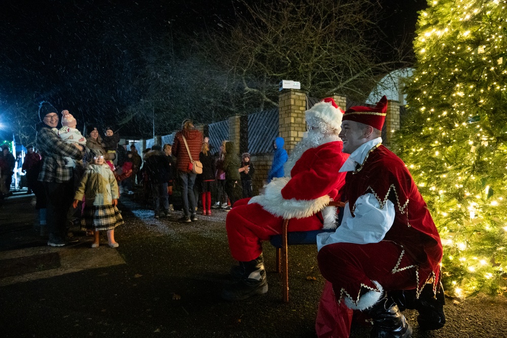 RAF Fairford 2024 tree lighting