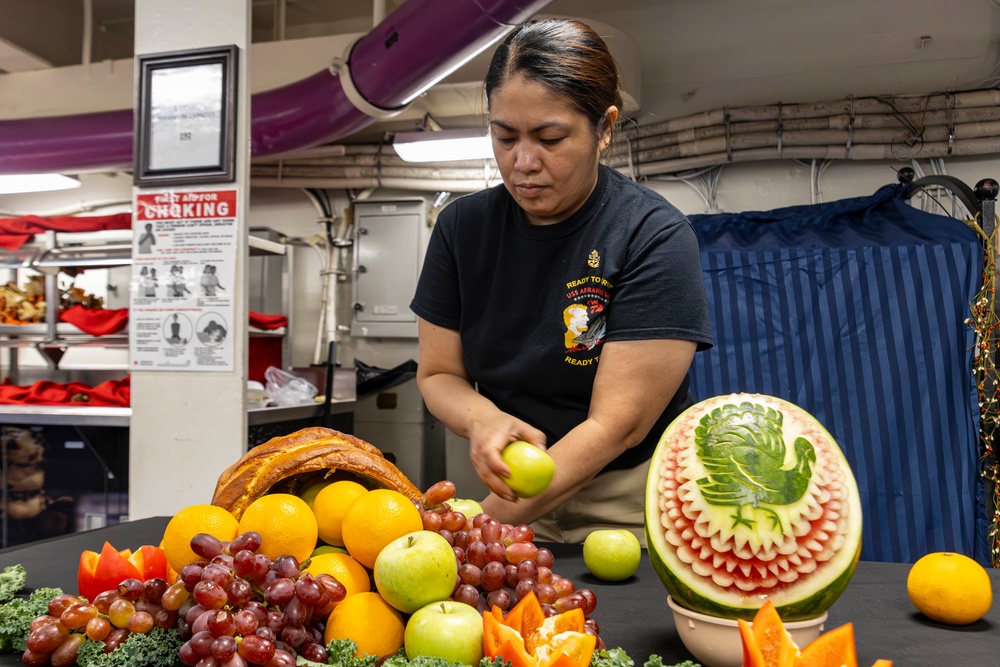 Abraham Lincoln conducts routine operations