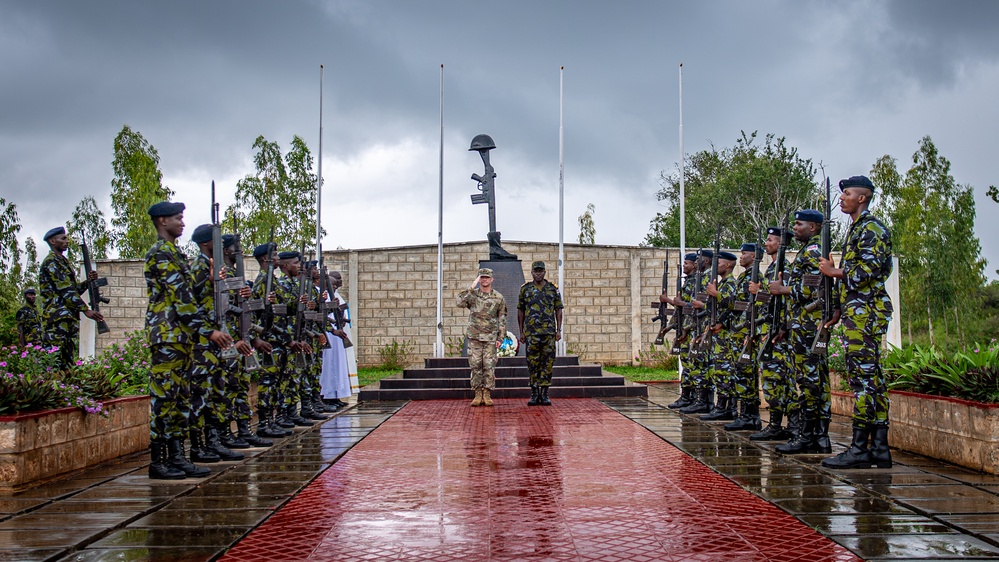 Third Air Force commander visits expeditionary troops across East Africa