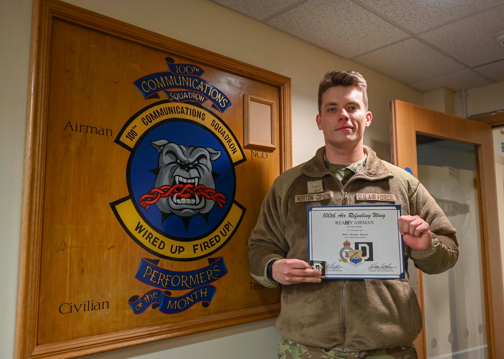 ReaDy Airman of the week: Airman Seth Norton Gipson