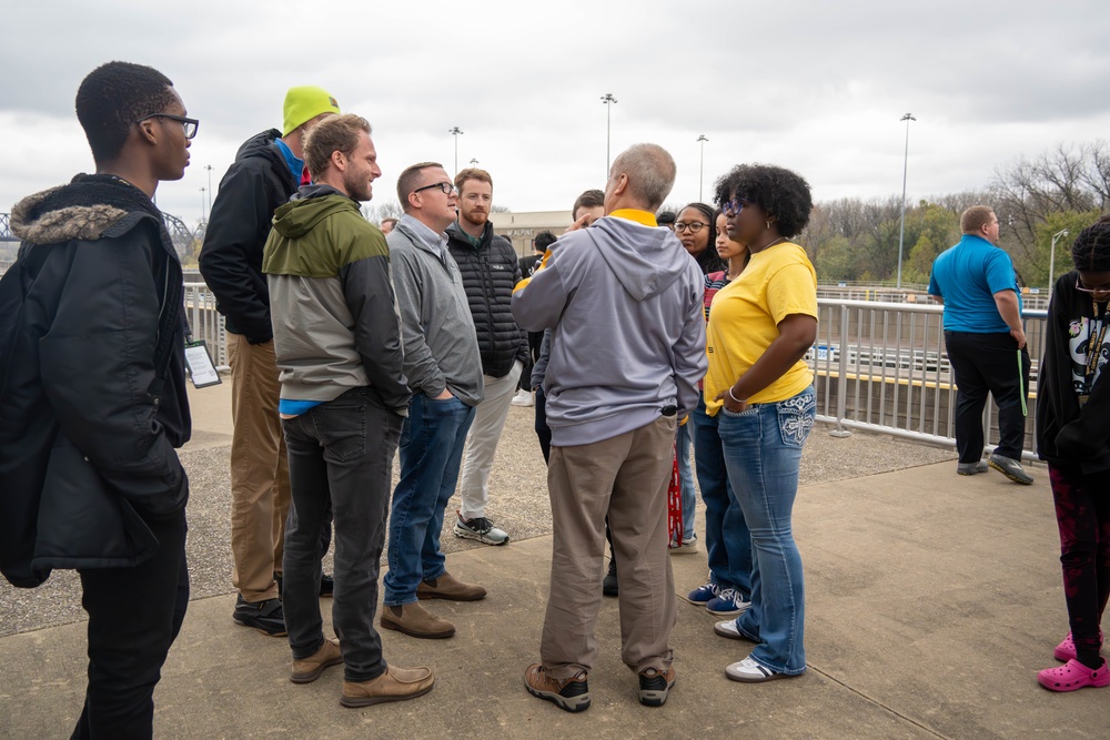 Leadership P.E. at McAlpine Locks and Dam