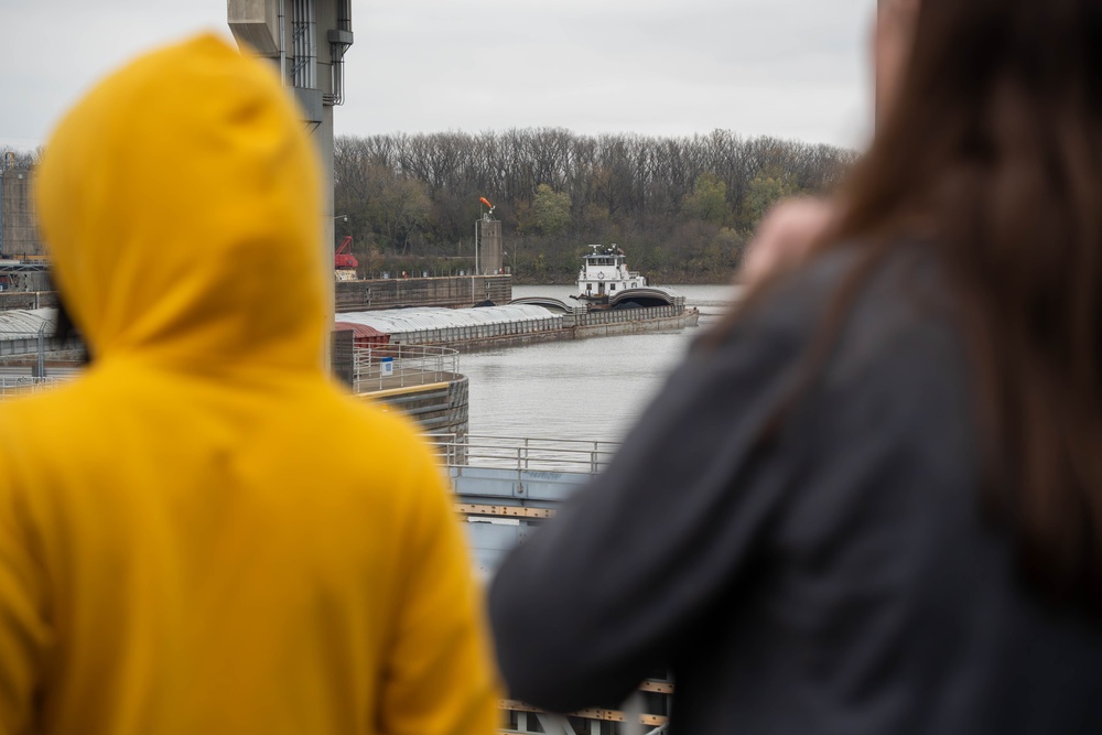 Leadership P.E. at McAlpine Locks and Dam