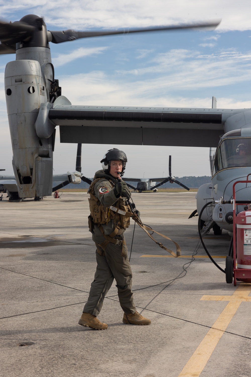 Leading means giving back: Gunnery Sgt. Chad Tompkins Jr. influences the next generation of Osprey crew chiefs