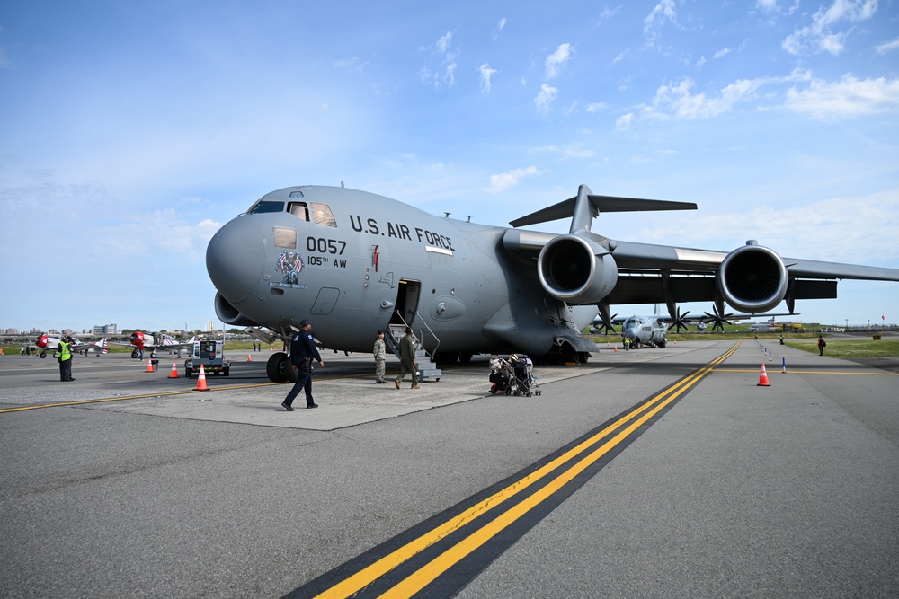 105th Airlift Wing Visits LaGuardia Airport for Kiwanis Kids Day