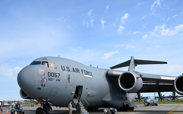 105th Airlift Wing Visits LaGuardia Airport for Kiwanis Kids Day