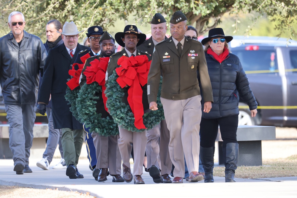 Wreath Escort for Wreath Laying Ceremony